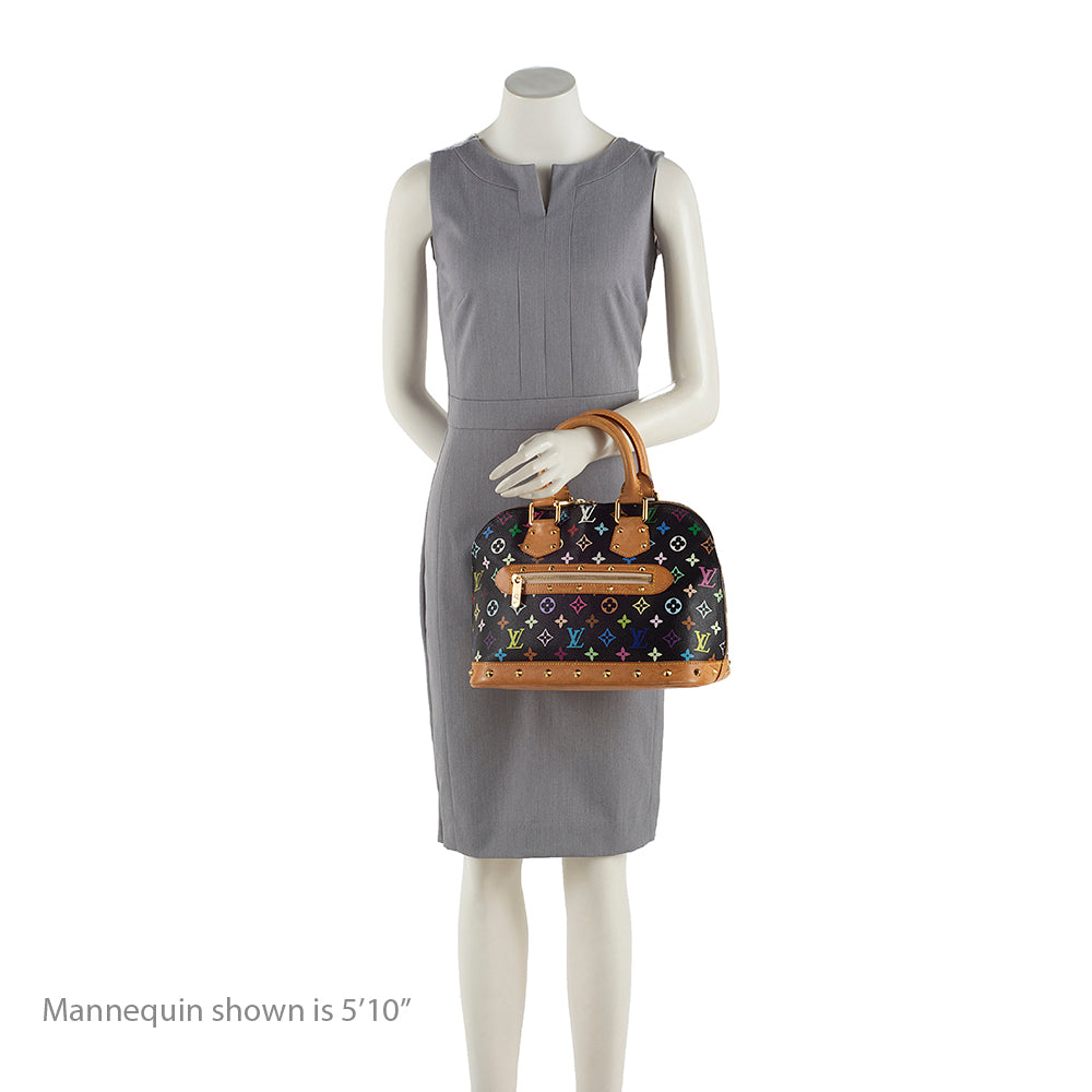 Louis Vuitton Monogram Multicolore Alma Satchel (SHF-18815)