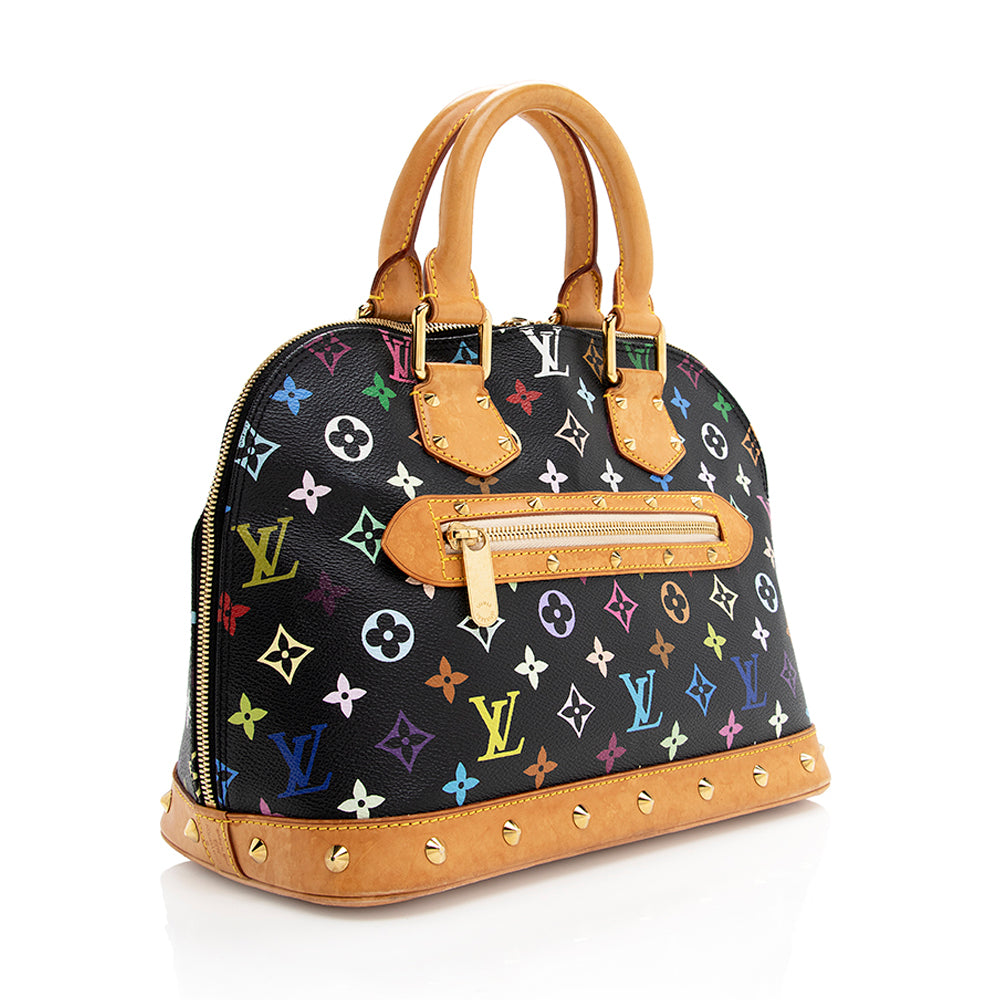 Louis Vuitton Monogram Multicolore Alma Satchel (SHF-18815)