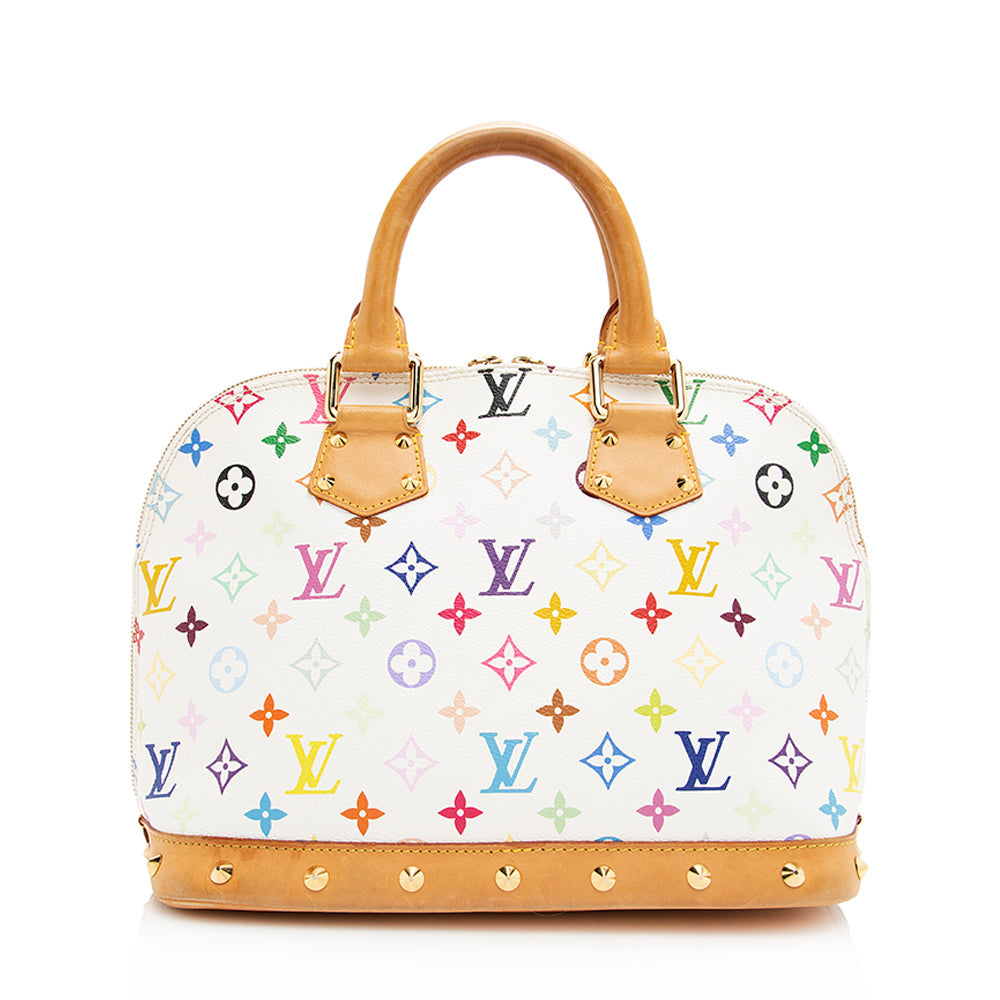 Louis Vuitton Monogram Multicolore Alma Satchel (SHF-19798)