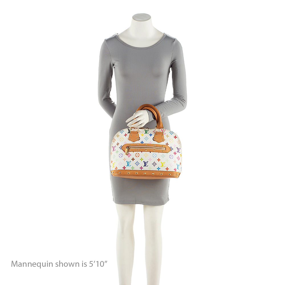 Louis Vuitton Monogram Multicolore Alma Satchel (SHF-19798)