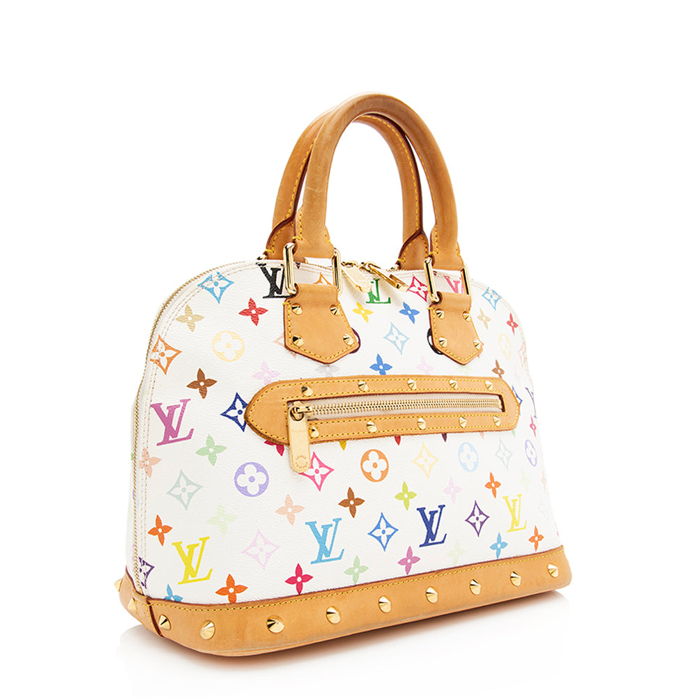 Louis Vuitton Monogram Multicolore Alma Satchel (SHF-19798)