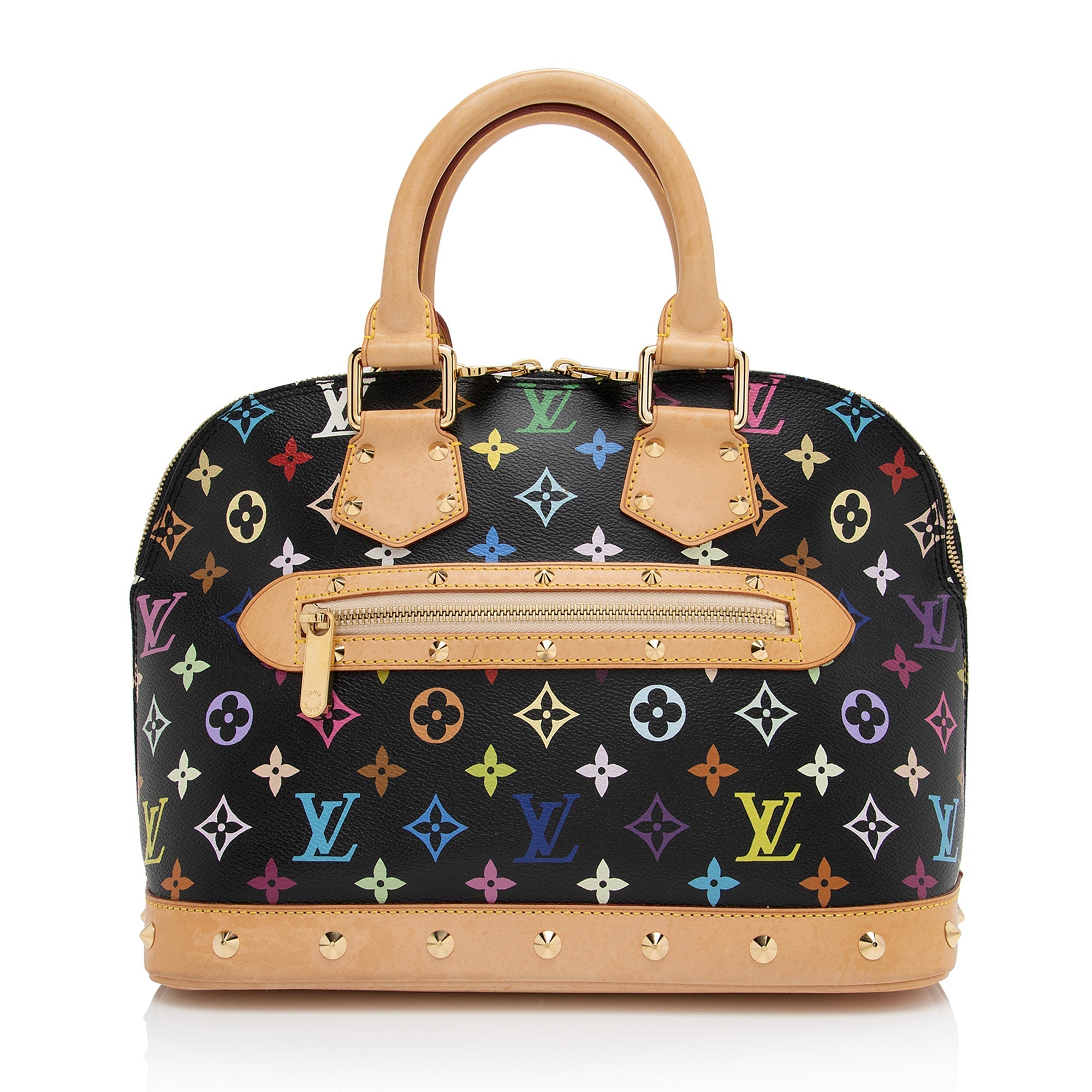 Louis Vuitton Monogram Multicolore Alma Satchel (SHF-QnpUns)