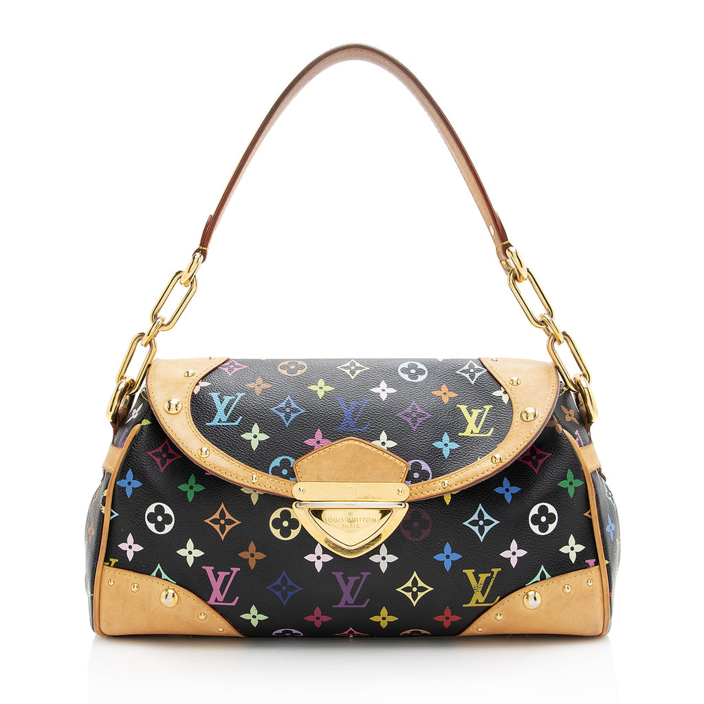 Louis Vuitton Monogram Multicolore Beverly MM Shoulder Bag (SHF-22720)