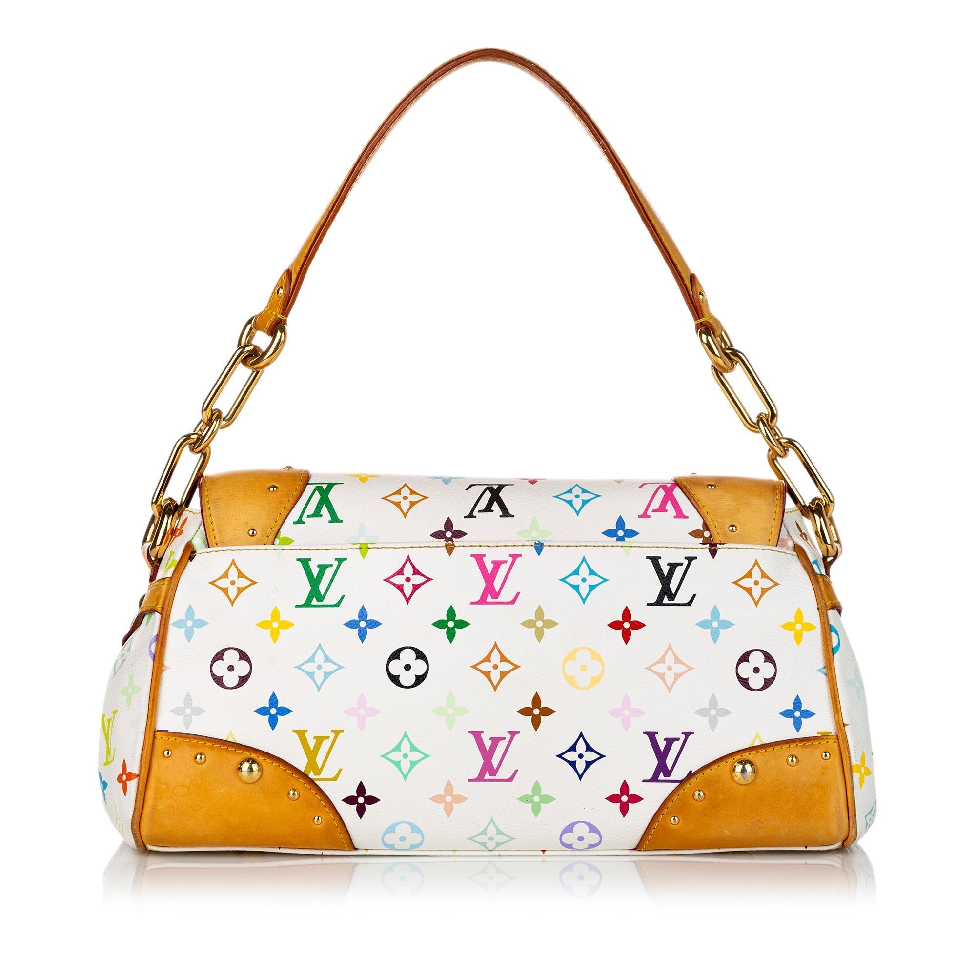 Louis Vuitton Monogram Multicolore Beverly MM (SHG-30307)
