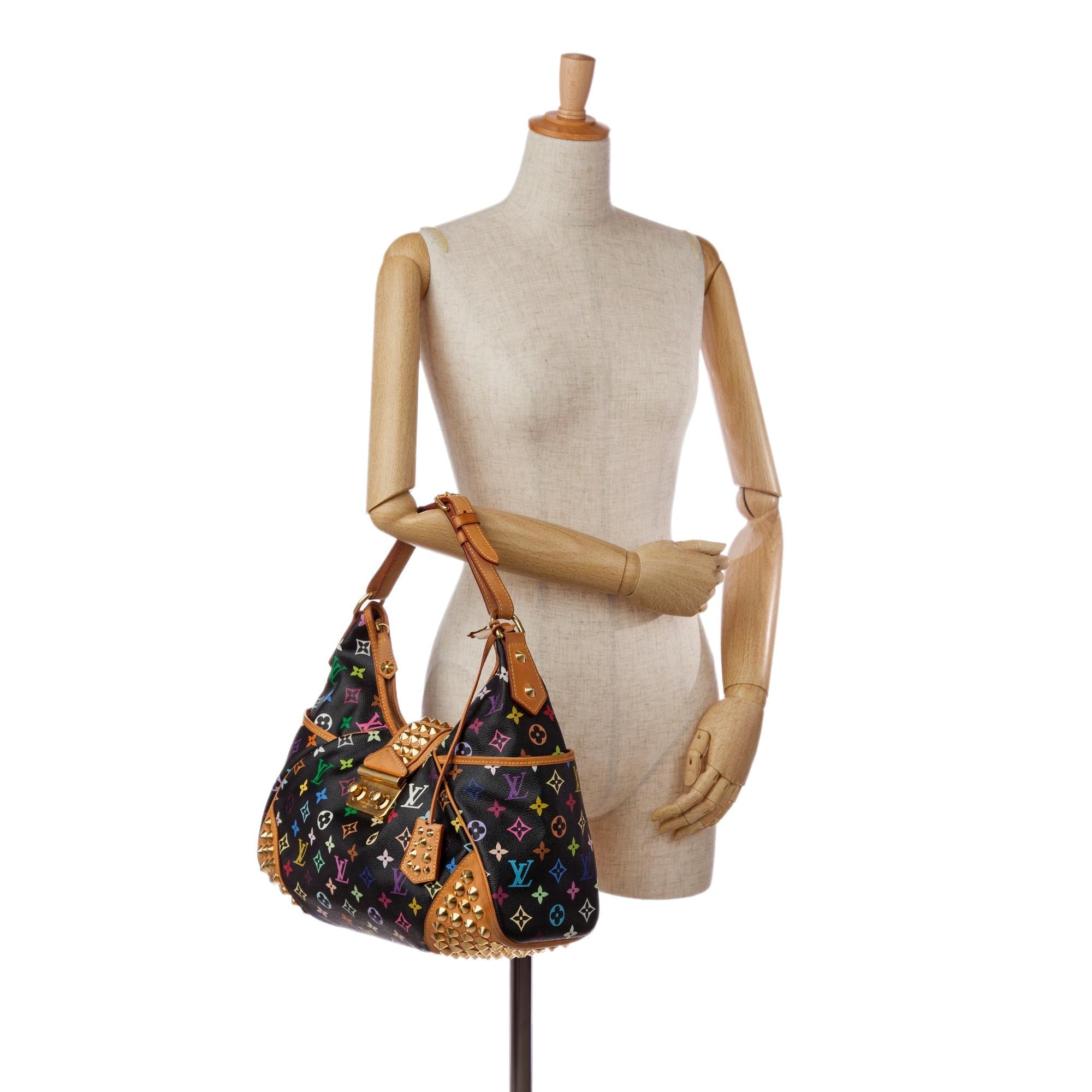 Louis Vuitton Monogram Multicolore Chrissie MM (SHG-35643)