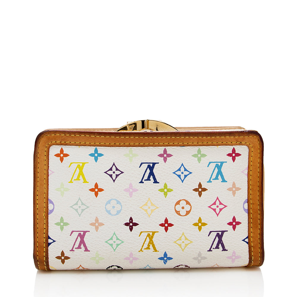 Louis Vuitton Monogram Multicolore French Purse Wallet (SHF-18086)