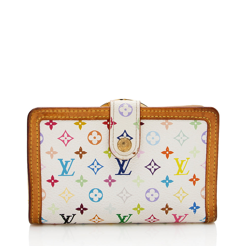 Louis Vuitton Monogram Multicolore French Purse Wallet (SHF-18086)