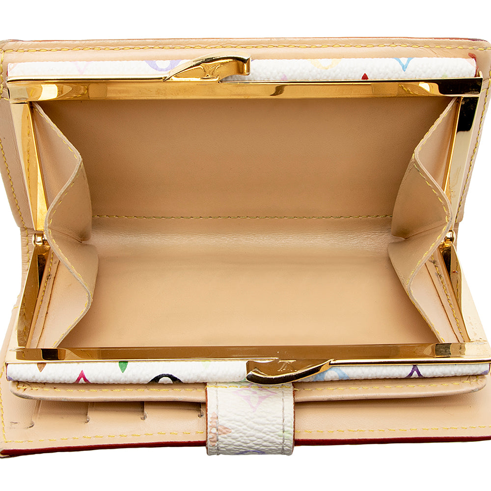 Louis Vuitton Monogram Multicolore French Purse Wallet (SHF-18086)