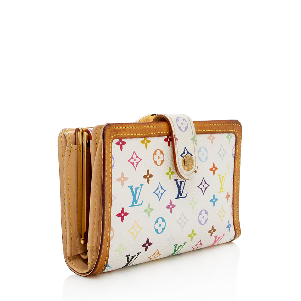 Louis Vuitton Monogram Multicolore French Purse Wallet (SHF-18086)