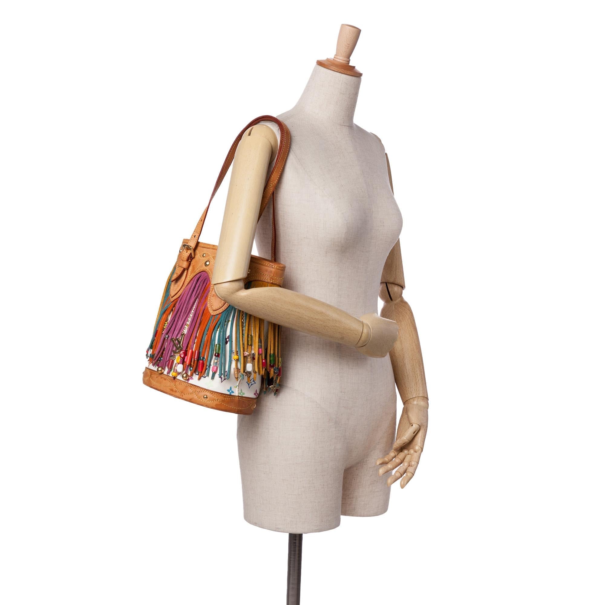 Louis Vuitton Monogram Multicolore Fringe Bucket
