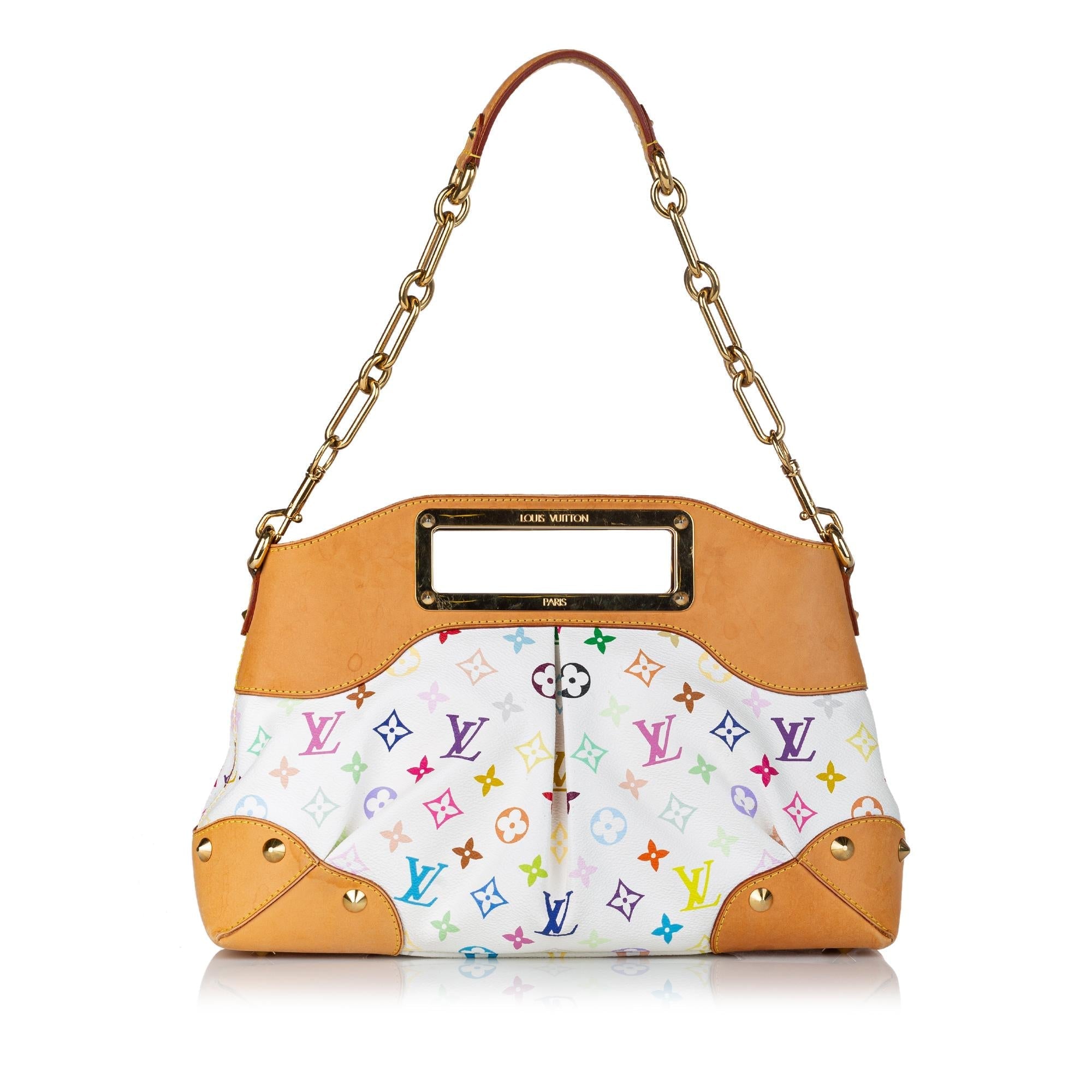 Louis Vuitton Monogram Multicolore Judy MM (SHG-30099)
