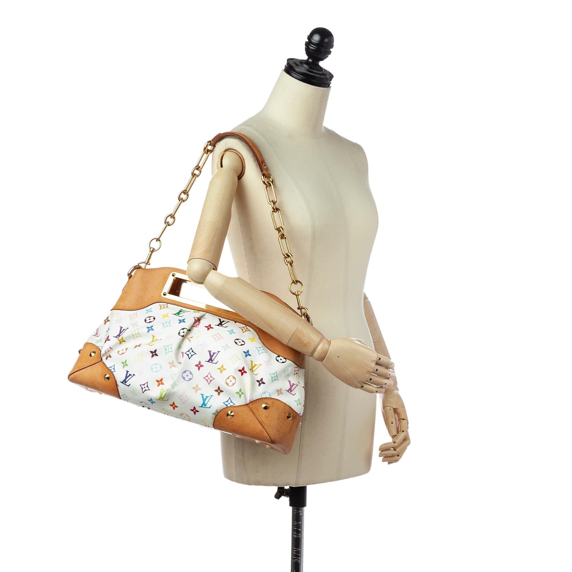 Louis Vuitton Monogram Multicolore Judy MM (SHG-31096)