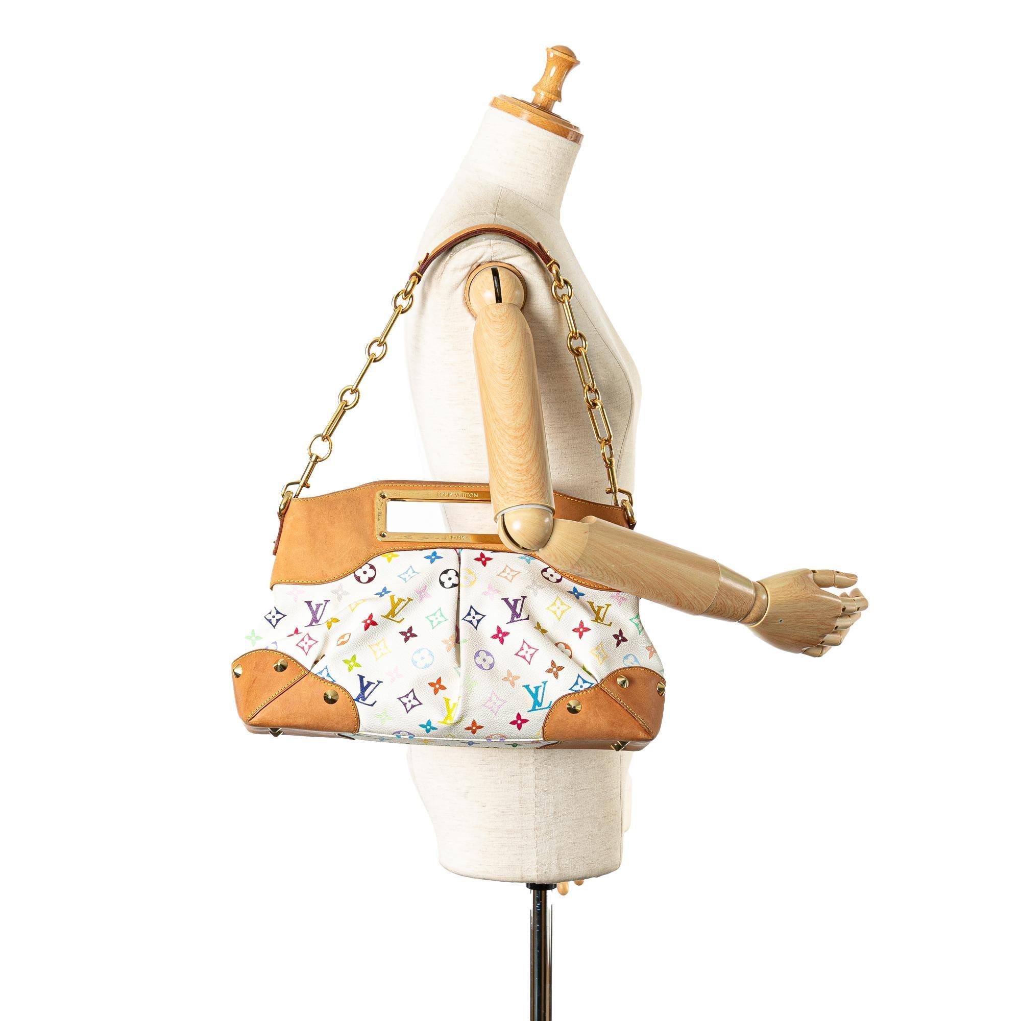 Louis Vuitton Monogram Multicolore Judy MM (SHG-sJludF)