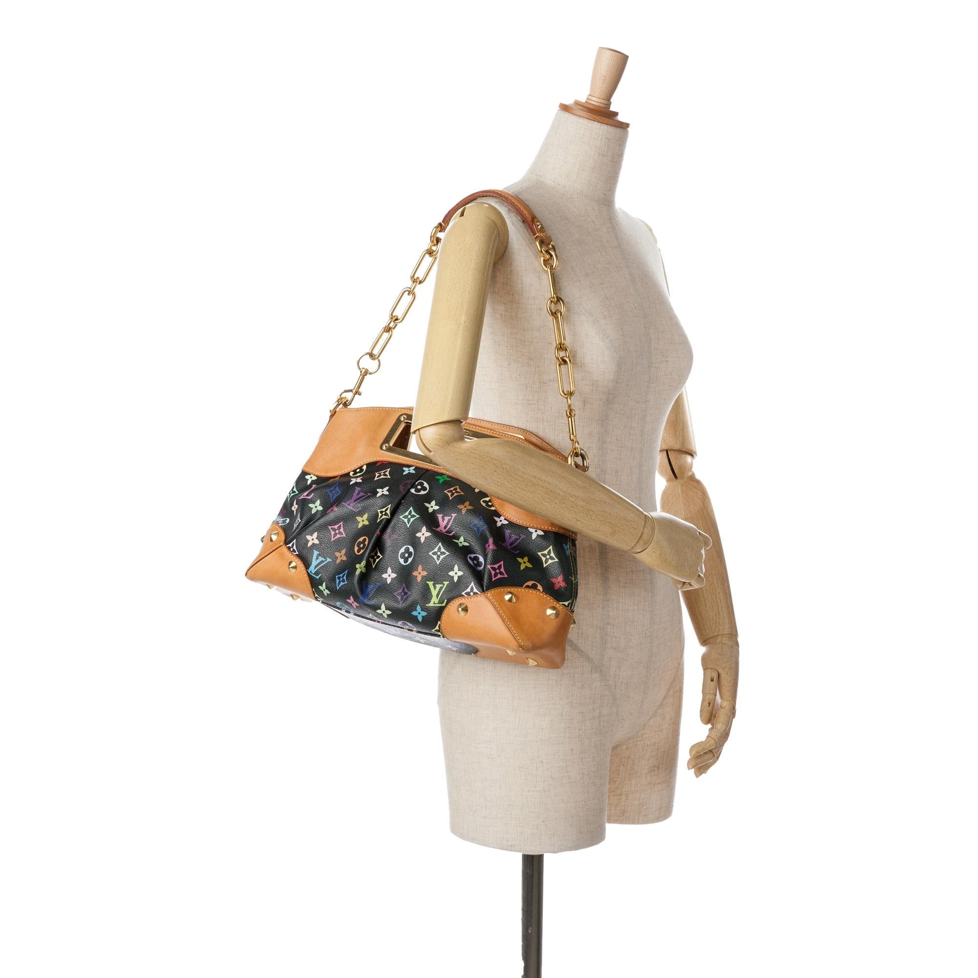Louis Vuitton Monogram Multicolore Judy MM (SHG-CJbasS)