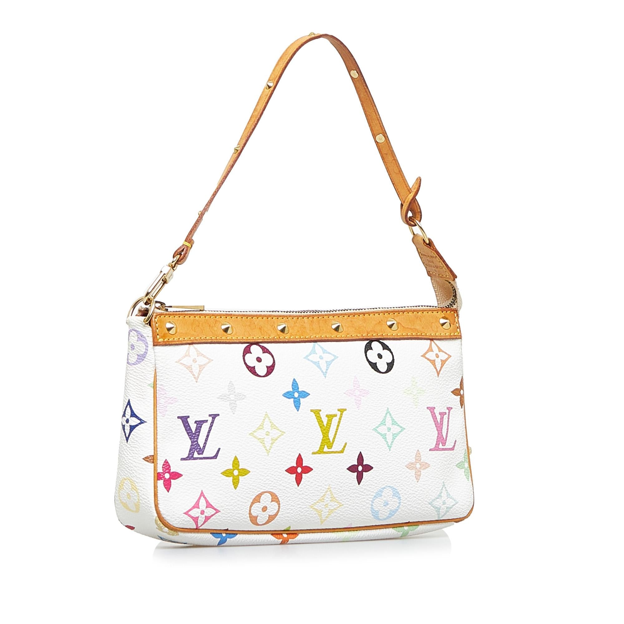 Louis Vuitton Monogram Multicolore Pochette Accessoires (SHG-swuT3V)