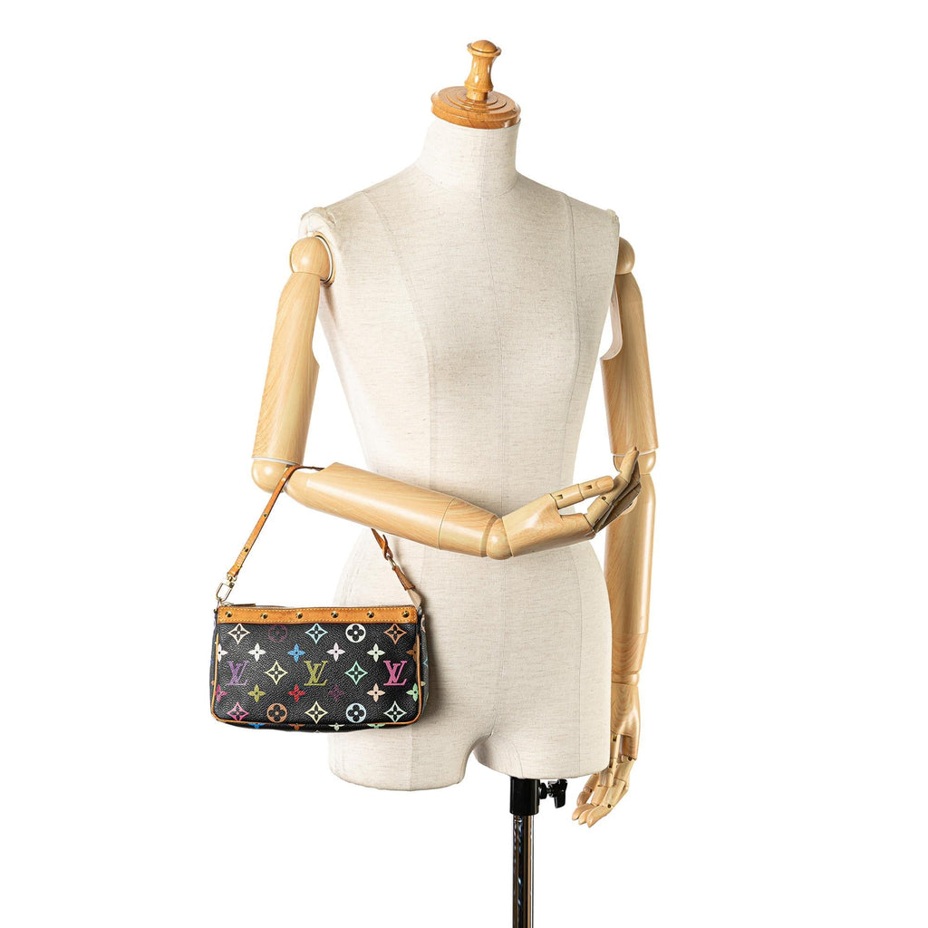 Louis Vuitton Monogram Multicolore Pochette Accessoires (SHG-GEXlSm)