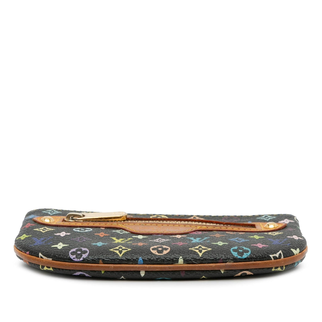 Louis Vuitton Monogram Multicolore Pochette Plate MM (SHG-PC5aJr)