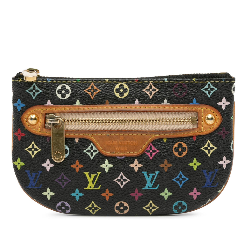 Louis Vuitton Monogram Multicolore Pochette Plate MM (SHG-PC5aJr)