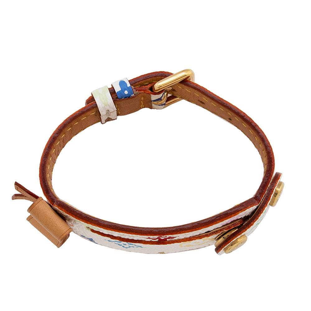 Louis Vuitton Monogram Multicolore Porte Address Bracelet (SHF-21243)