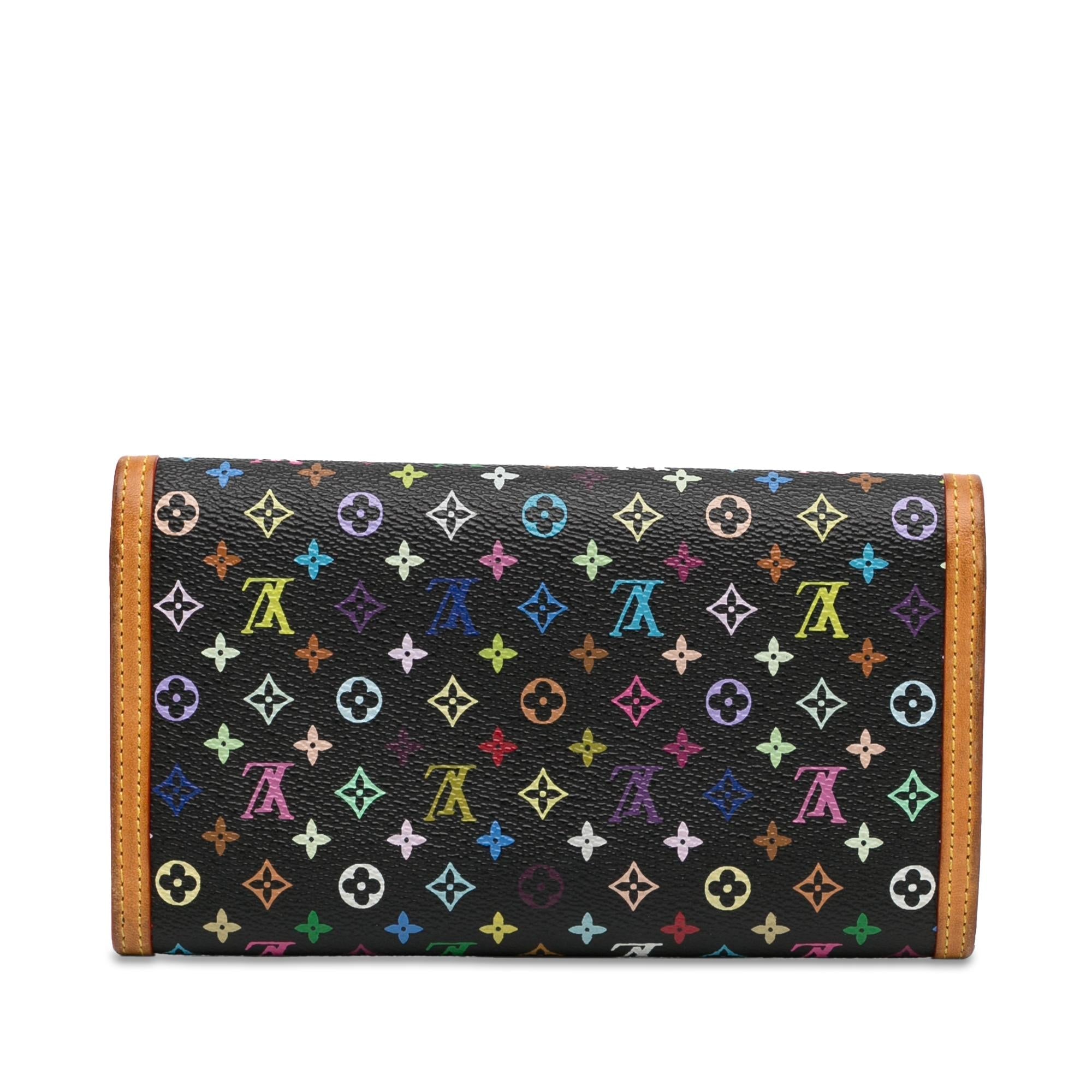 Louis Vuitton Monogram Multicolore Porte Tresor International Wallet (SHG-dDvpMk)