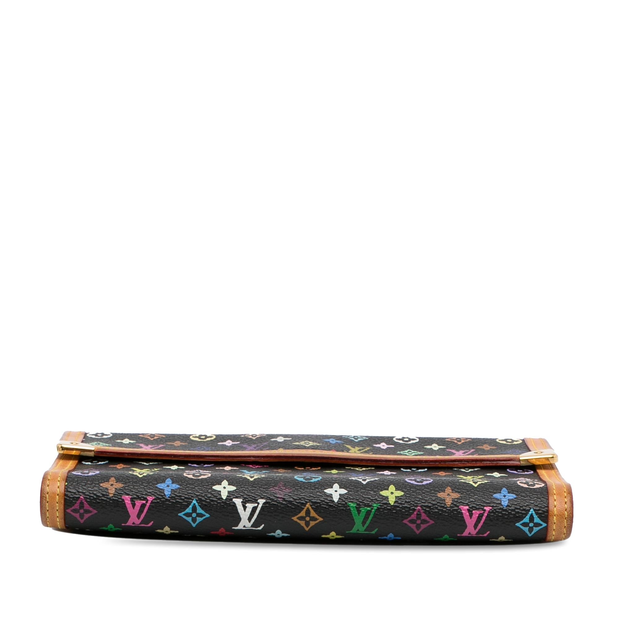 Louis Vuitton Monogram Multicolore Porte Tresor International Wallet (SHG-dDvpMk)