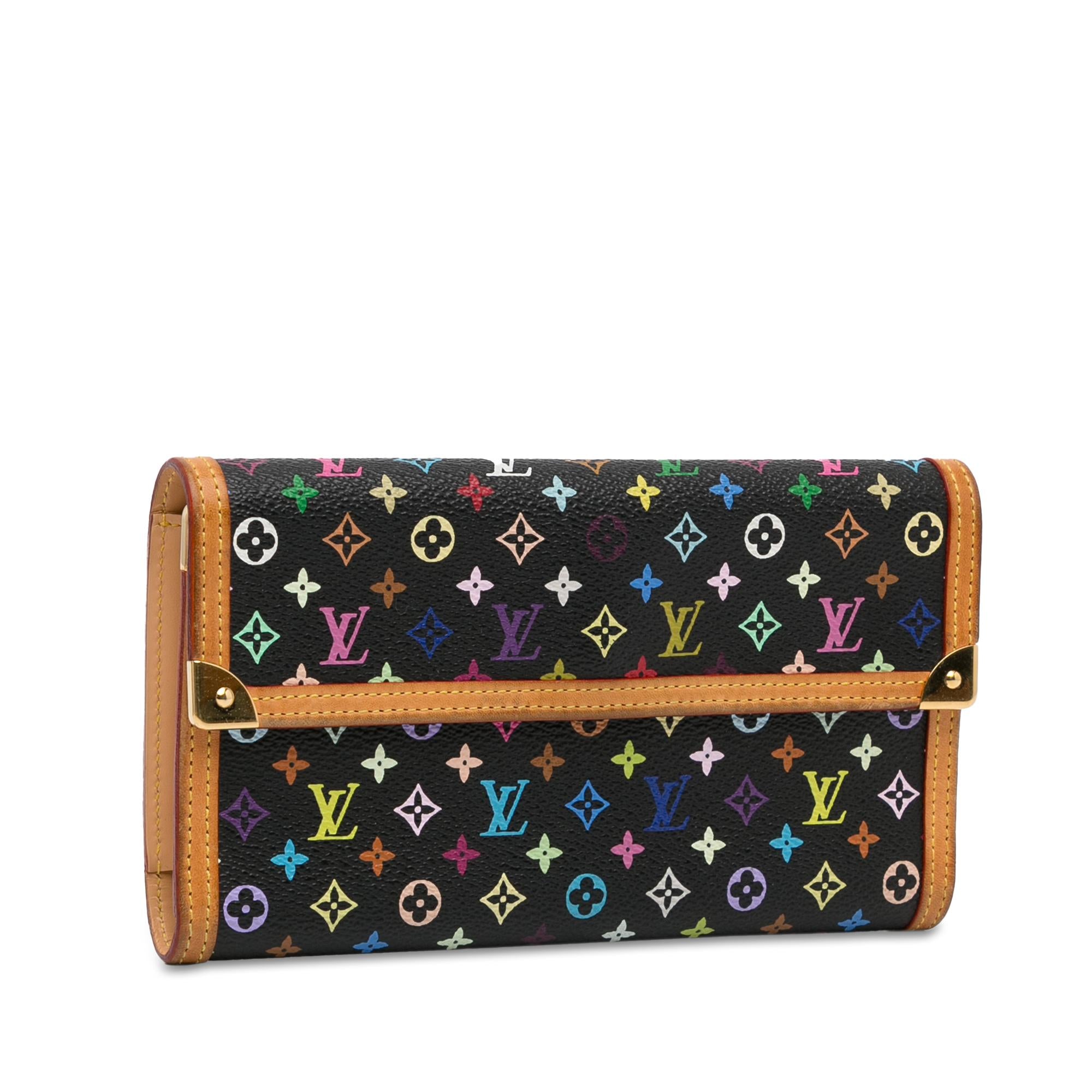 Louis Vuitton Monogram Multicolore Porte Tresor International Wallet (SHG-dDvpMk)