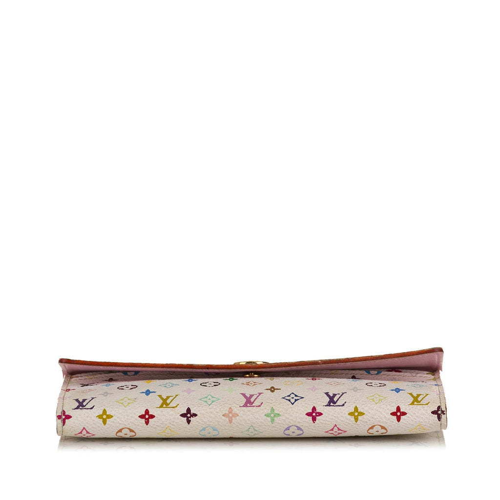 Louis Vuitton Monogram Multicolore Sarah Long Wallet (SHG-y6ePuJ)