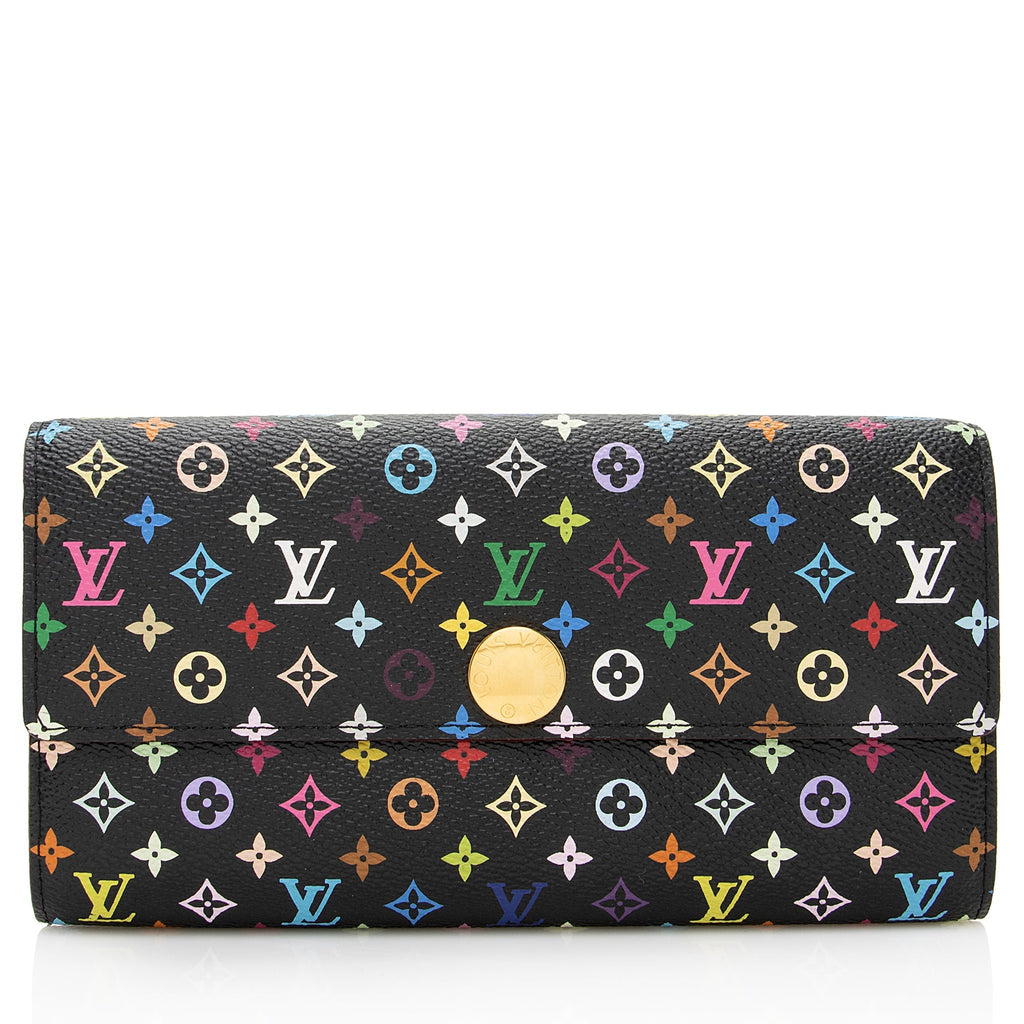 Louis Vuitton Monogram Multicolore Sarah Wallet (SHF-22208)
