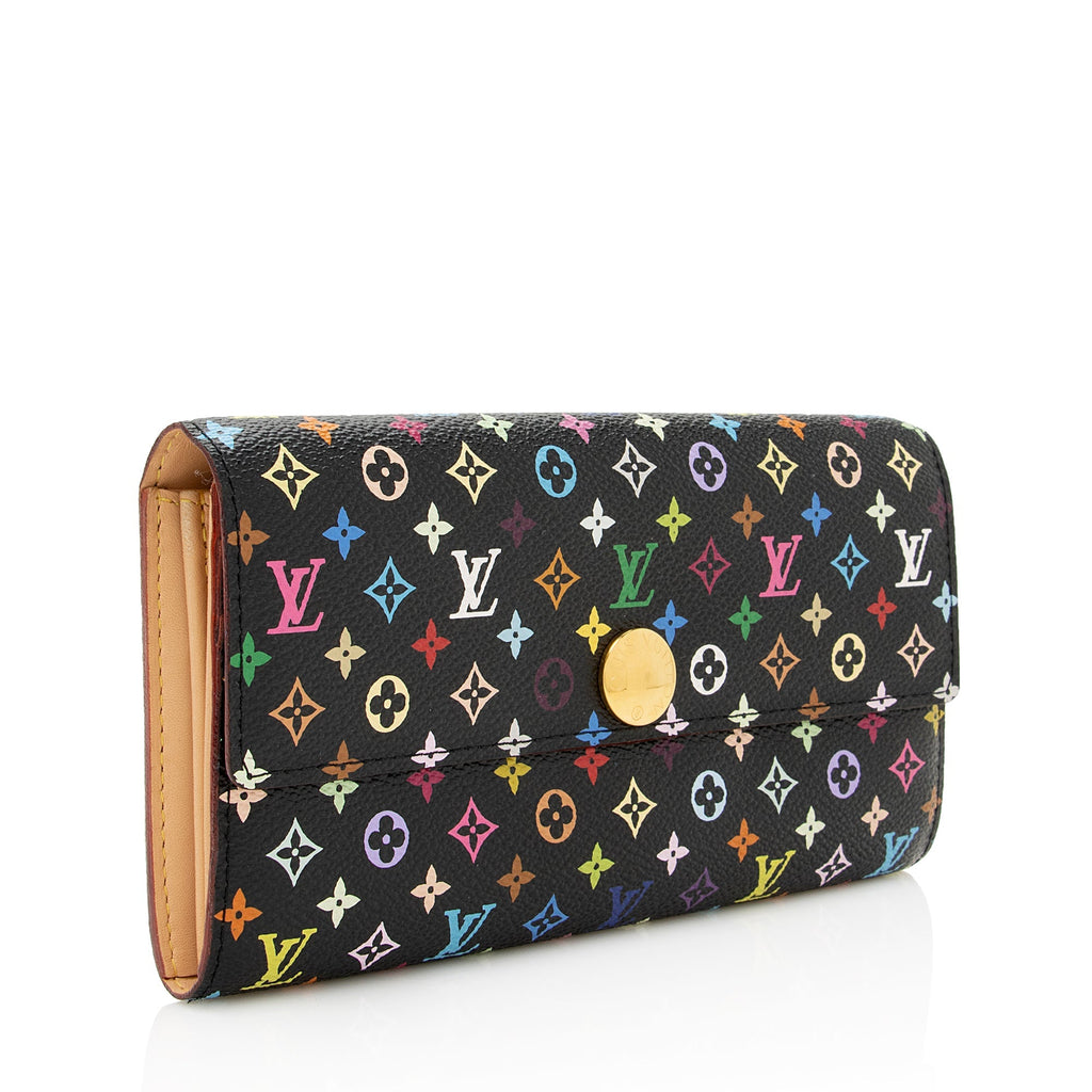 Louis Vuitton Monogram Multicolore Sarah Wallet (SHF-22208)