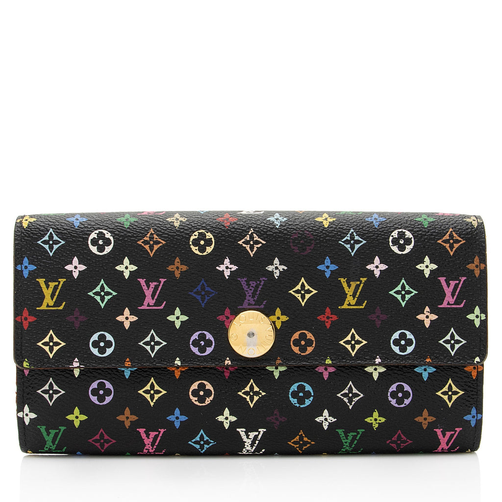 Louis Vuitton Monogram Multicolore Sarah Wallet (SHF-k1n1I3)