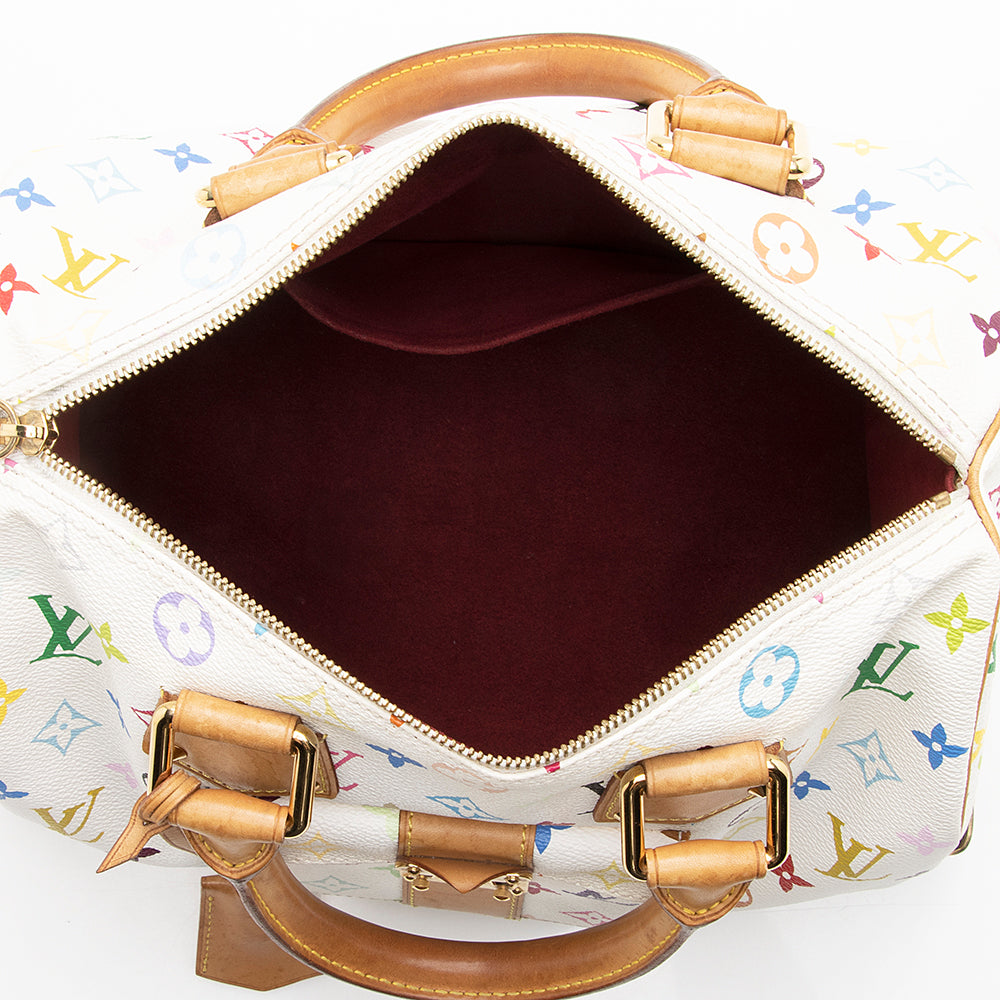 Louis Vuitton Monogram Multicolore Speedy 30 Satchel (SHF-18302)