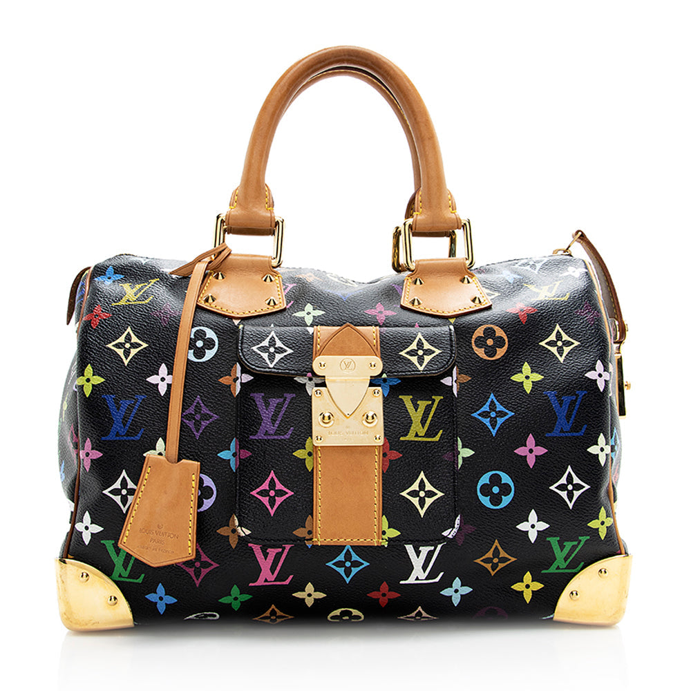 Louis Vuitton Monogram Multicolore Speedy 30 Satchel (SHF-18668)
