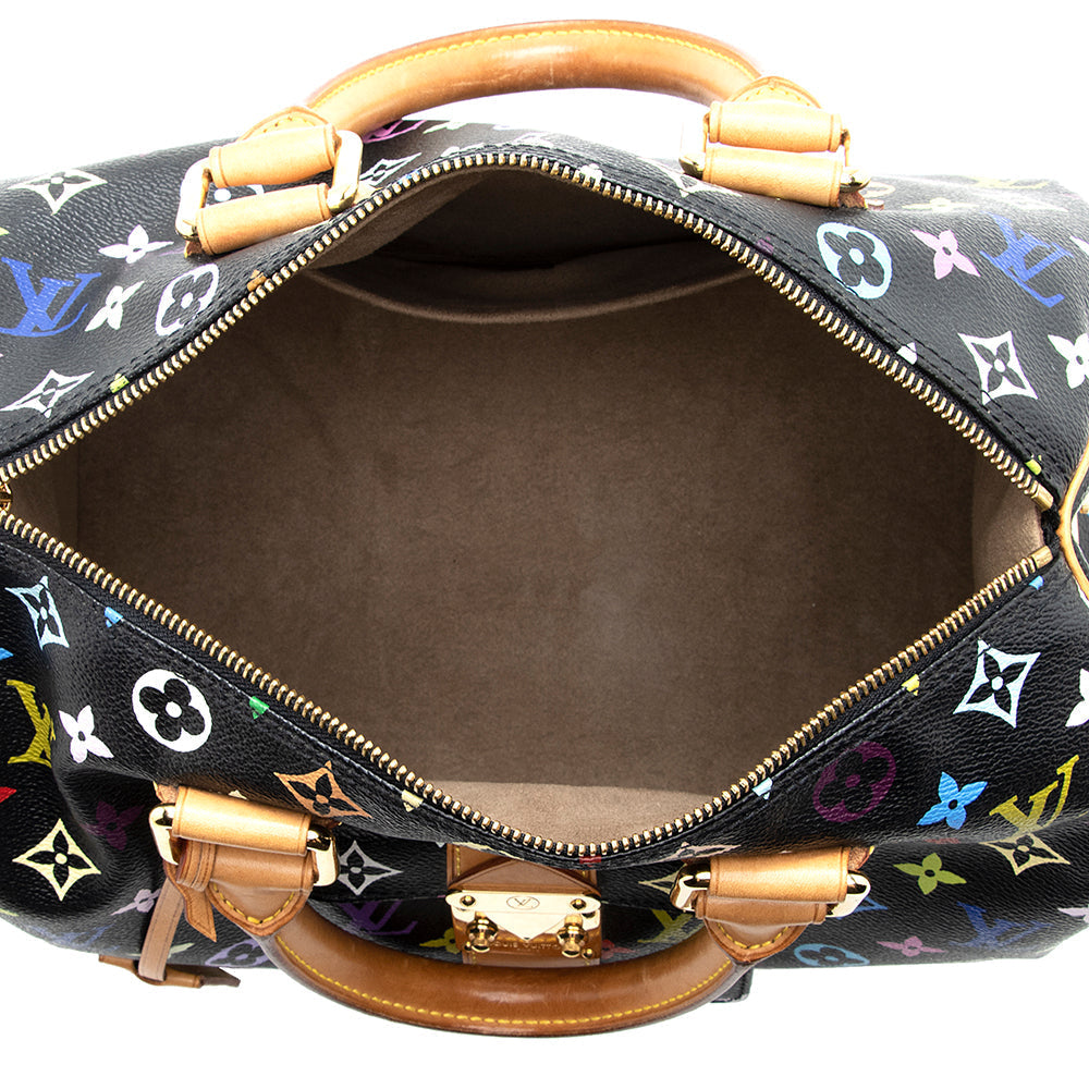 Louis Vuitton Monogram Multicolore Speedy 30 Satchel (SHF-18668)
