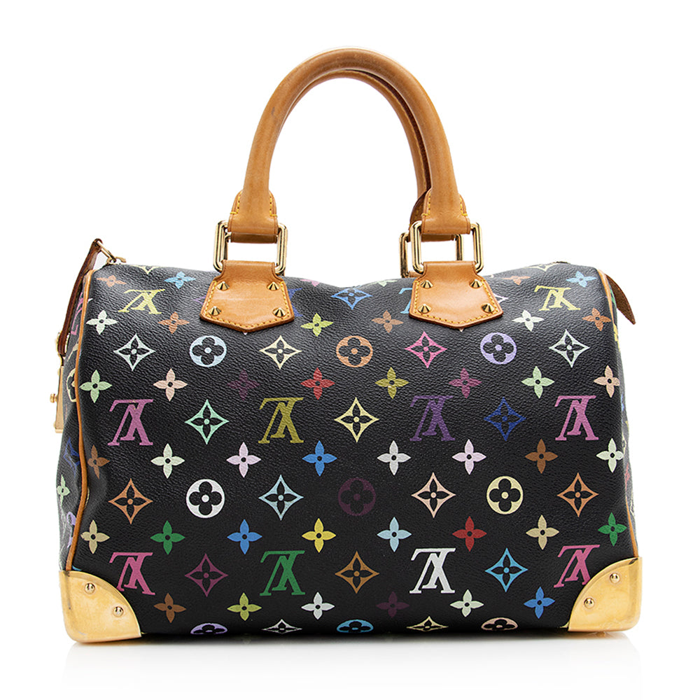 Louis Vuitton Monogram Multicolore Speedy 30 Satchel (SHF-20539)