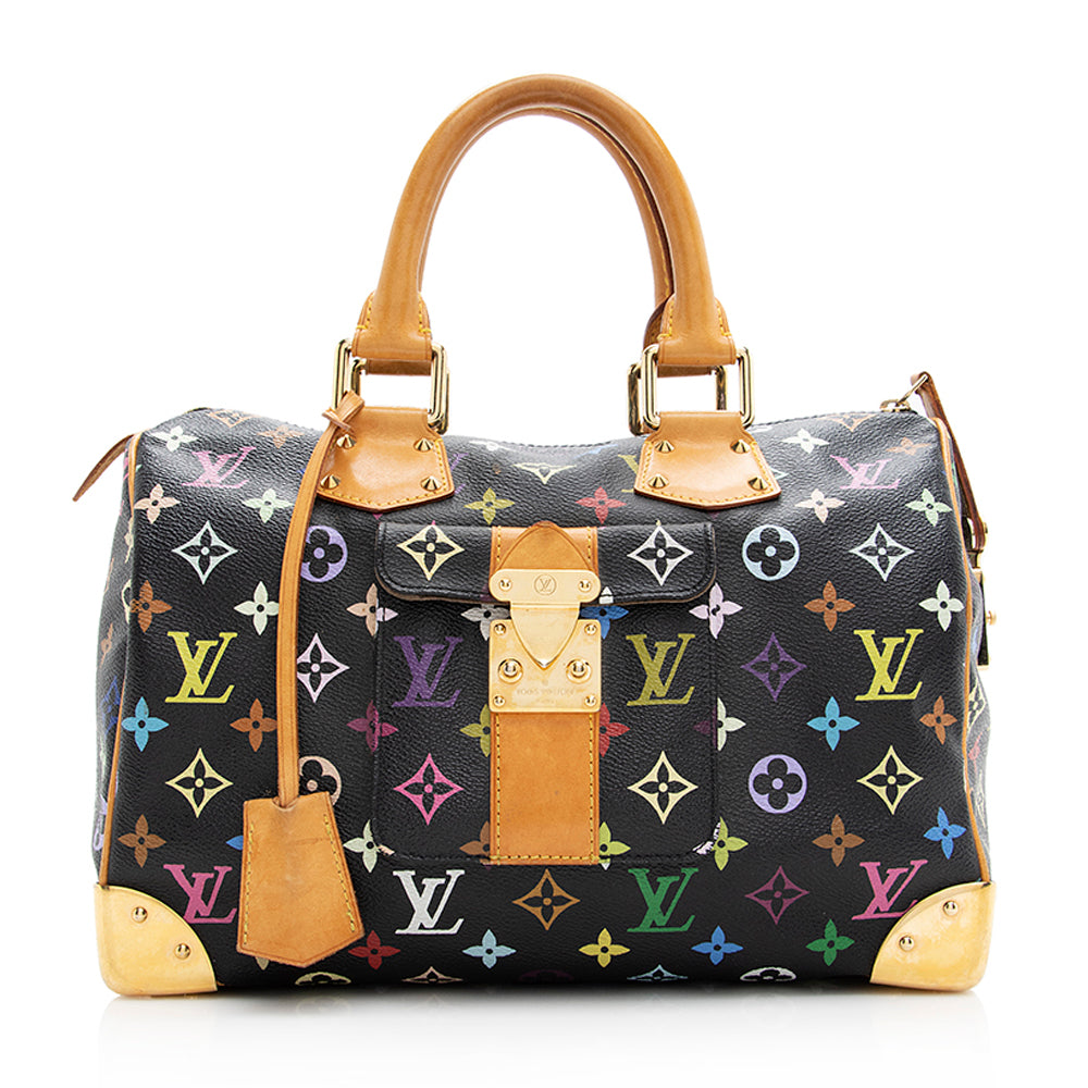 Louis Vuitton Monogram Multicolore Speedy 30 Satchel (SHF-20539)