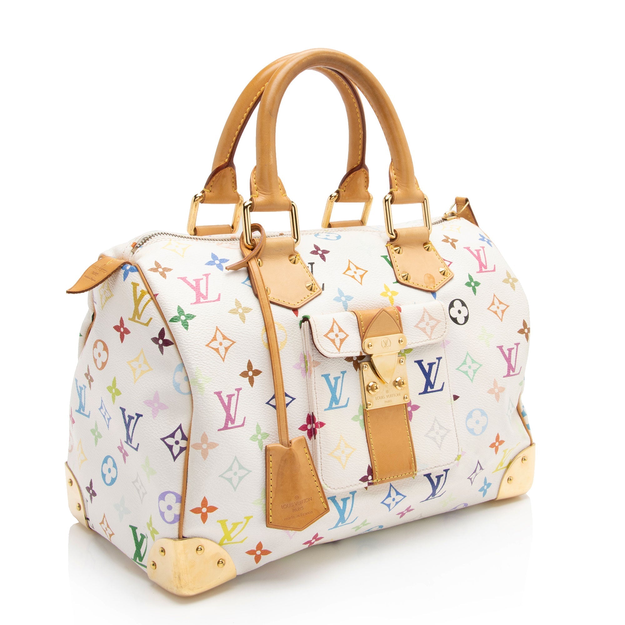 Louis Vuitton Monogram Multicolore Speedy 30 Satchel (SHF-Mk6xIk)