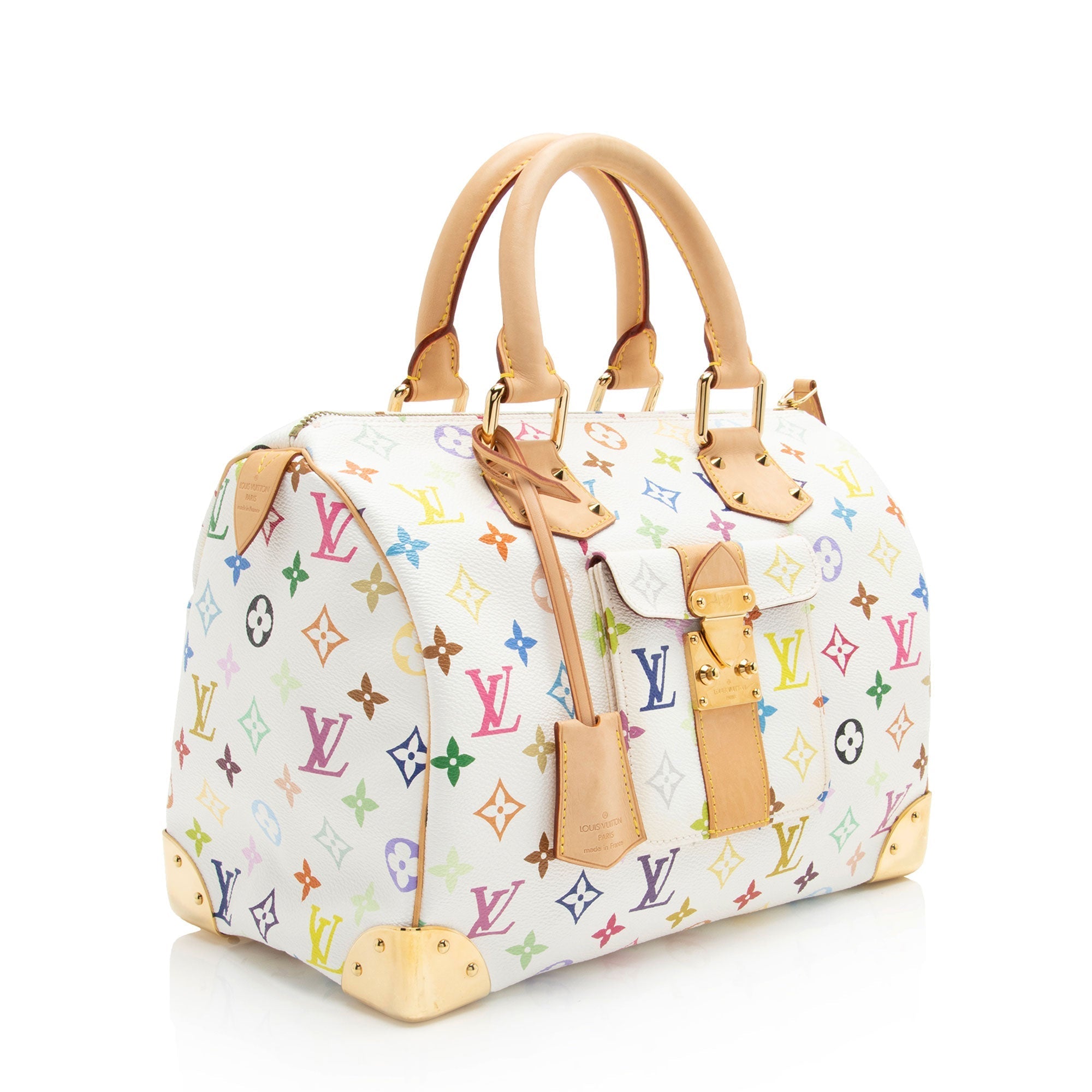 Louis Vuitton Monogram Multicolore Speedy 30 Satchel (SHF-PYX2iO)