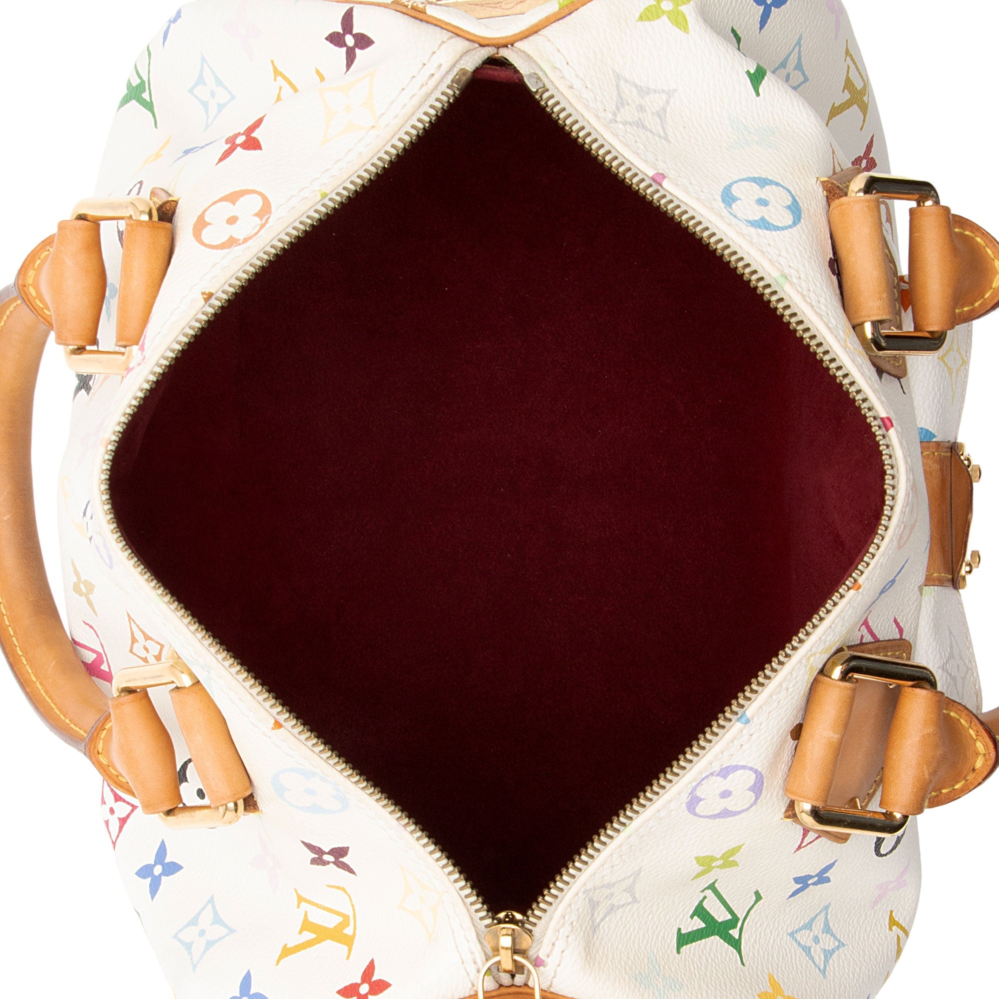 Louis Vuitton Monogram Multicolore Speedy 30 Satchel (SHF-aLofom)