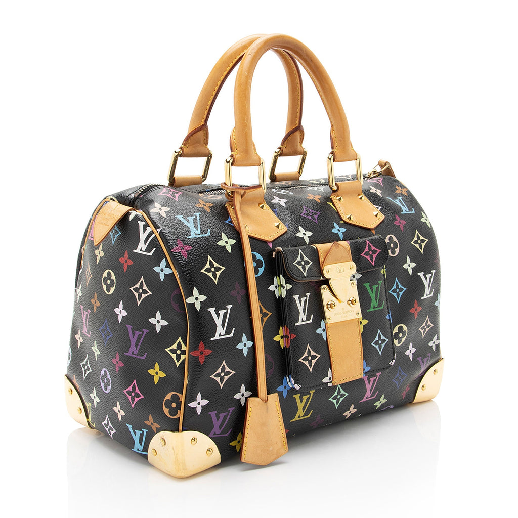 Louis Vuitton Monogram Multicolore Speedy 30 Satchel (SHF-Tqj6XA)