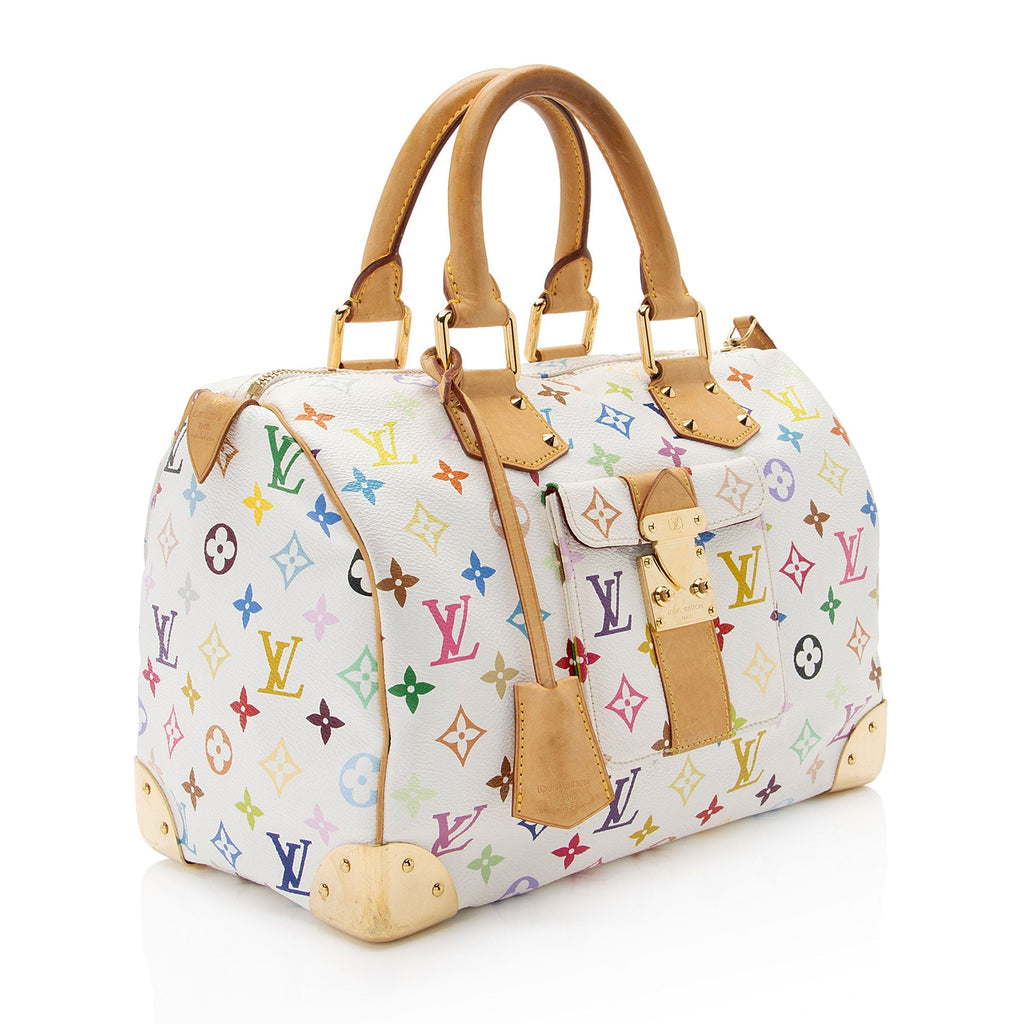 Louis Vuitton Monogram Multicolore Speedy 30 Satchel (SHF-f2pIYW)