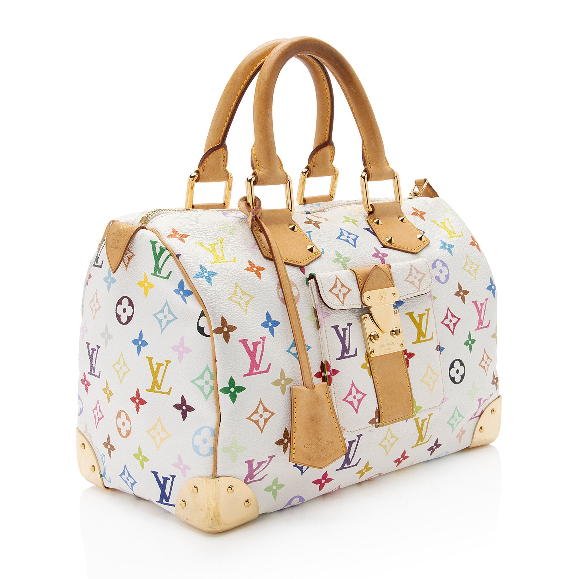 Louis Vuitton Monogram Multicolore Speedy 30 Satchel (SHF-f2pIYW)