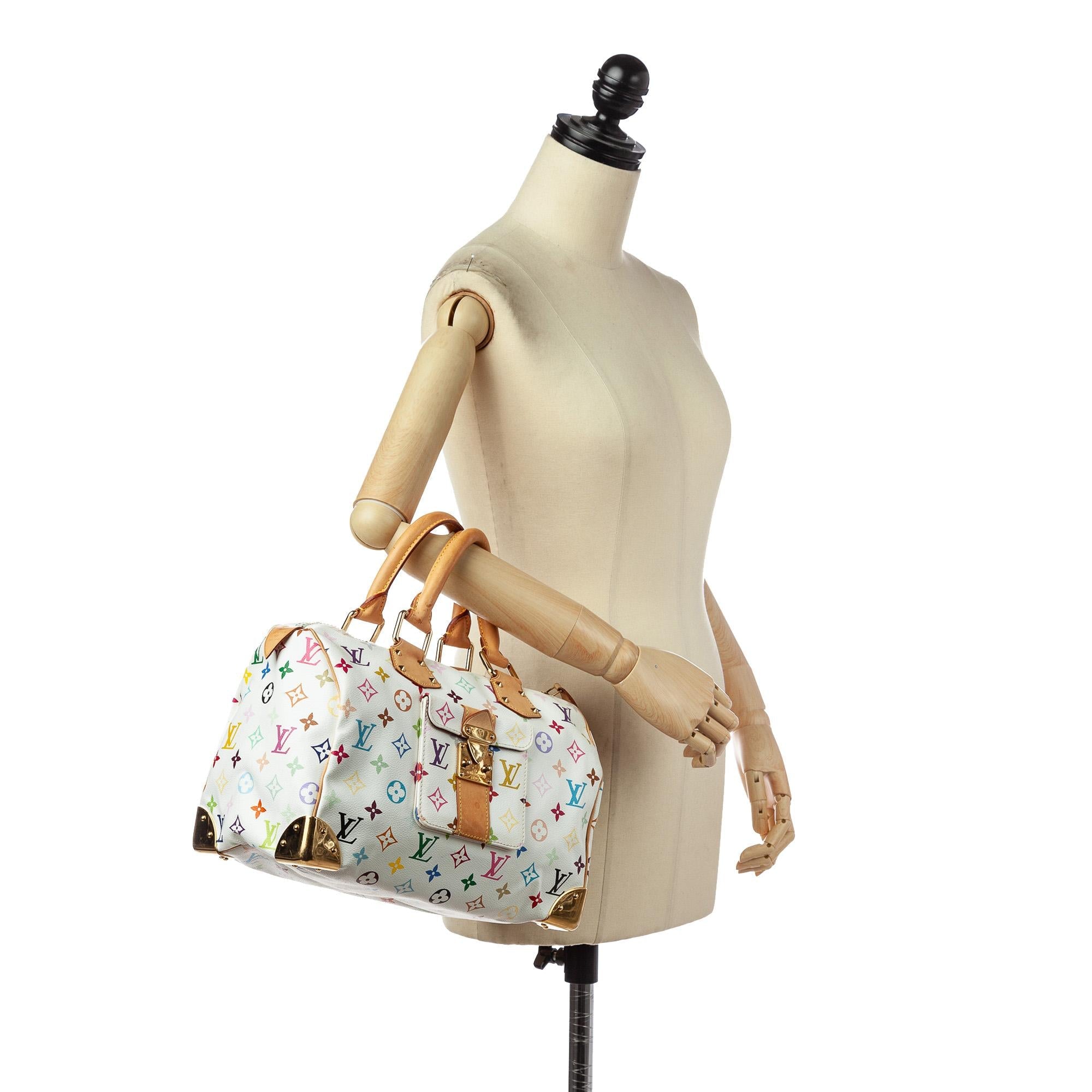 Louis Vuitton Monogram Multicolore Speedy 30 (SHG-30443)