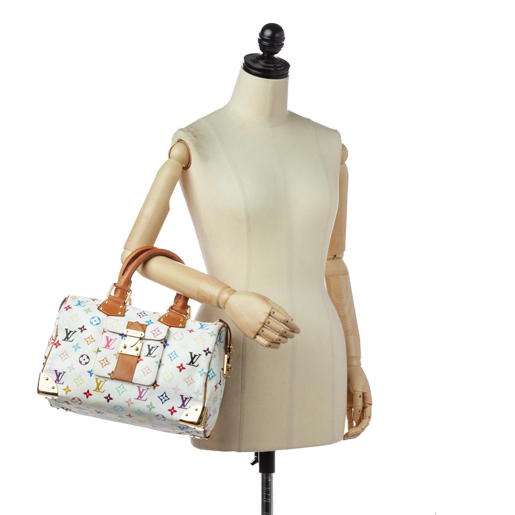 Louis Vuitton Monogram Multicolore Speedy 30 (SHG-30453)