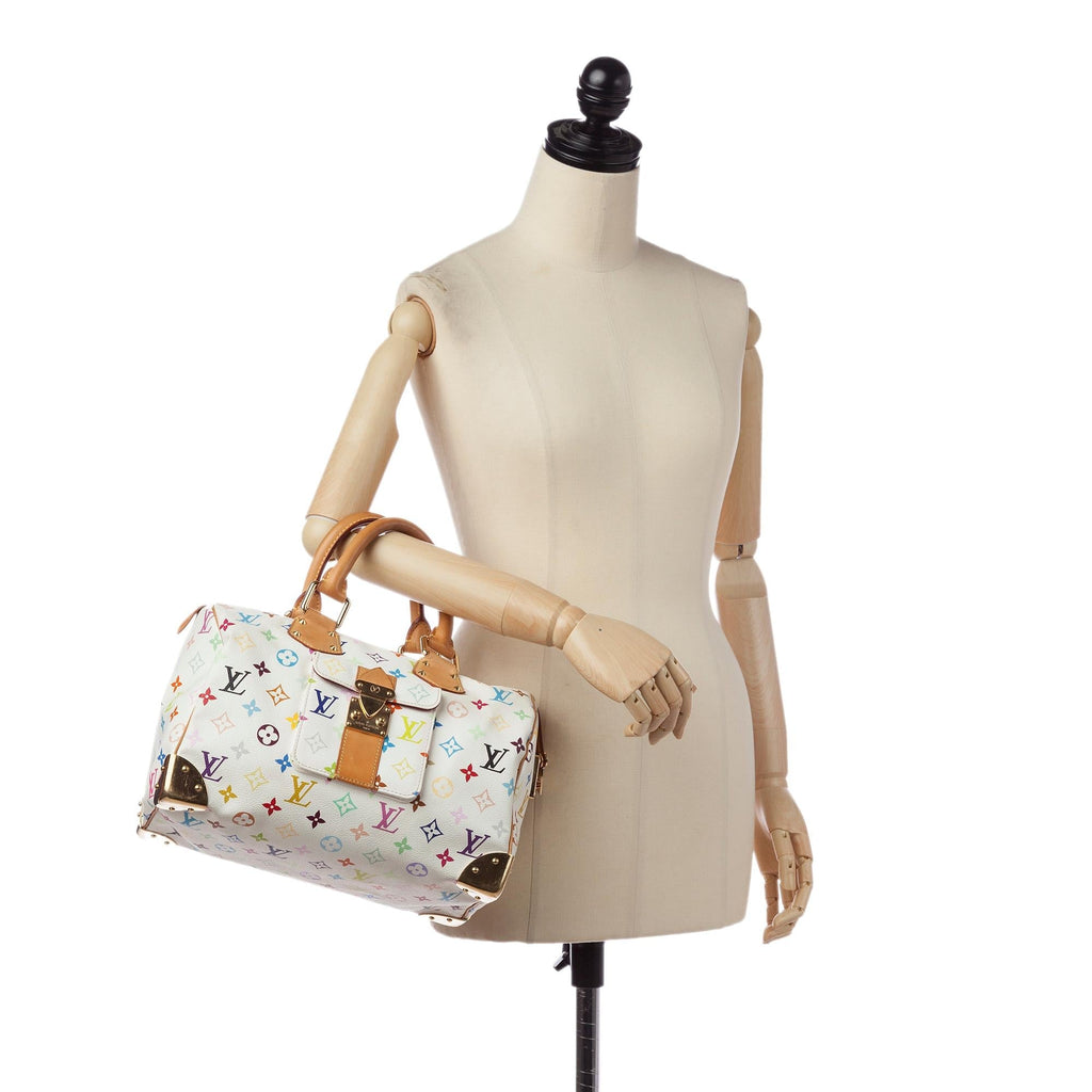 Louis Vuitton Monogram Multicolore Speedy 30 (SHG-32686)