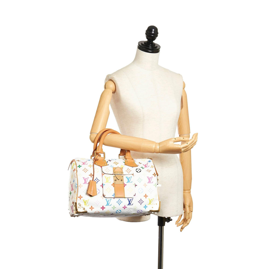 Louis Vuitton Monogram Multicolore Speedy 30 (SHG-34340)