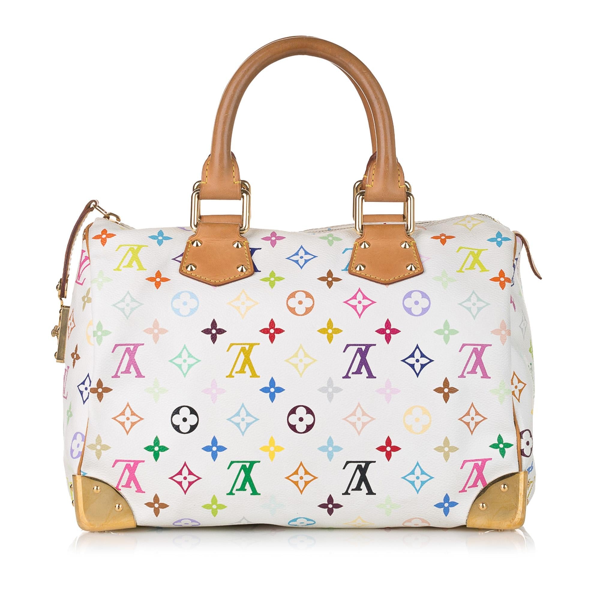 Louis Vuitton Monogram Multicolore Speedy 30 (SHG-36315)