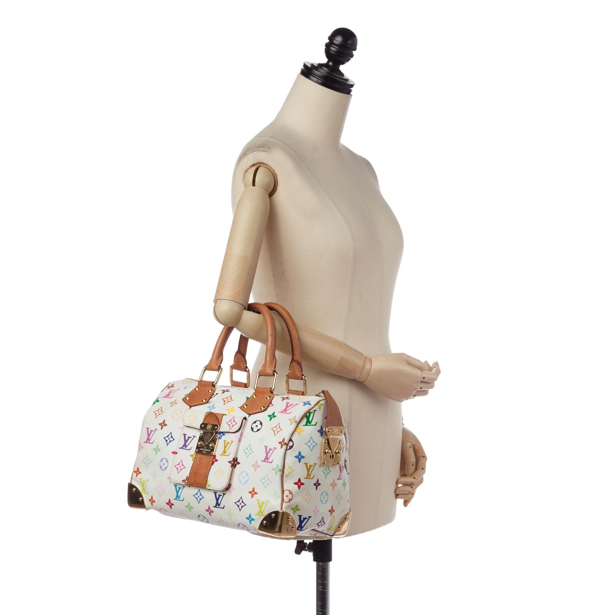 Louis Vuitton Monogram Multicolore Speedy 30 (SHG-36316)