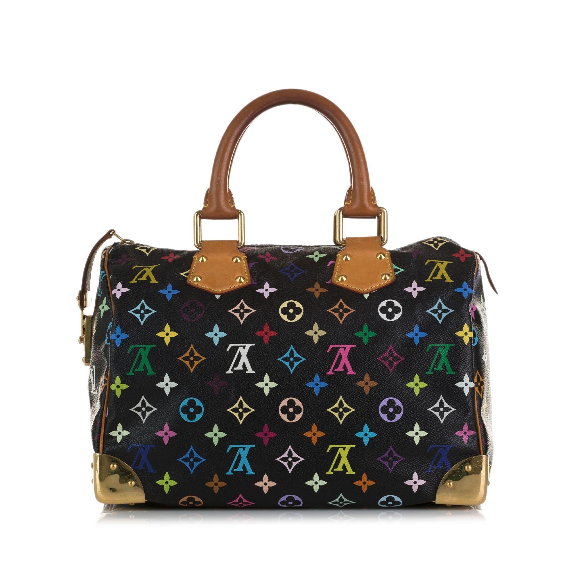 Louis Vuitton Monogram Multicolore Speedy 30 (SHG-37128)
