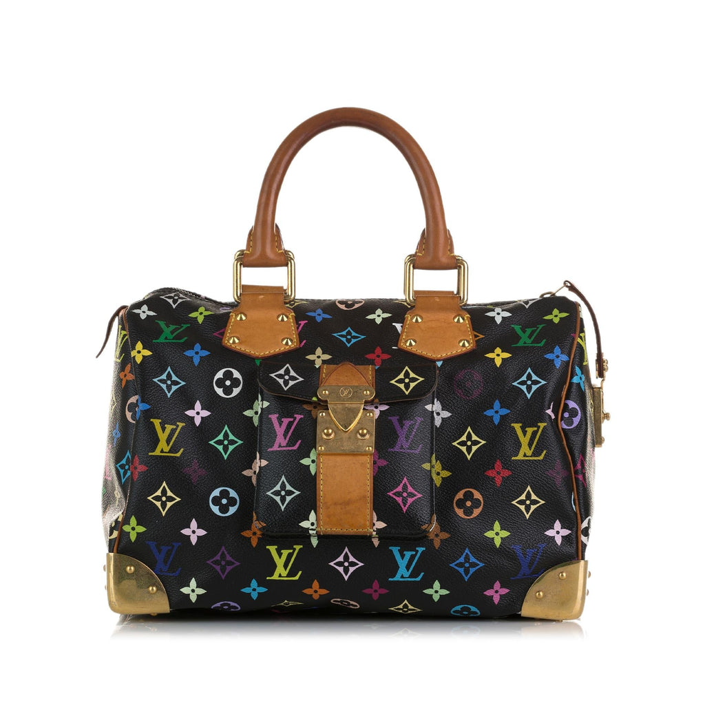 Louis Vuitton Monogram Multicolore Speedy 30 (SHG-37128)