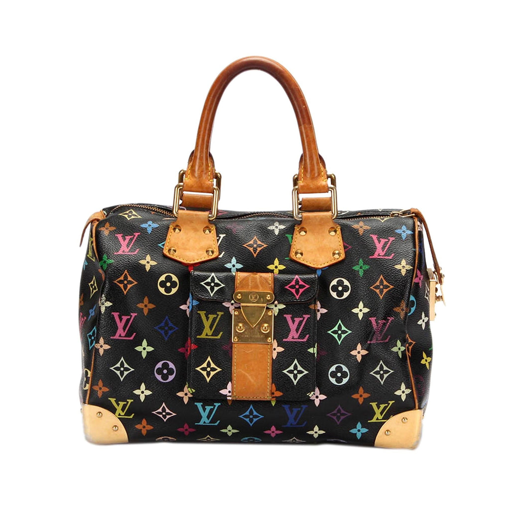Louis Vuitton Monogram Multicolore Speedy 30 (SHG-8FVRGU)